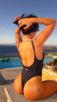 ‘DARK DISCO’ SWIMSUIT